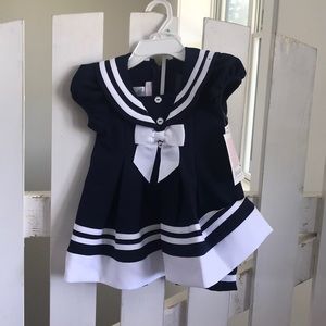 Never worn sailor dress and pant set